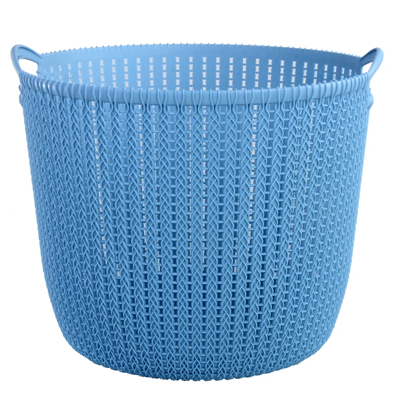 blue Корзина для мелочей, корзина для купания, пластиковая корзина для хранения закусок, wy121101 - Цвет: blue