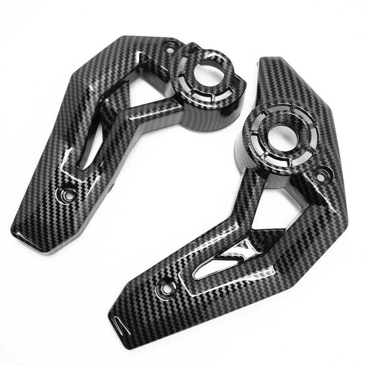 

Боковой обтекатель из углеродного волокна с рисунком для Kawasaki Ninja 650 ER6F EX650 2017-2019