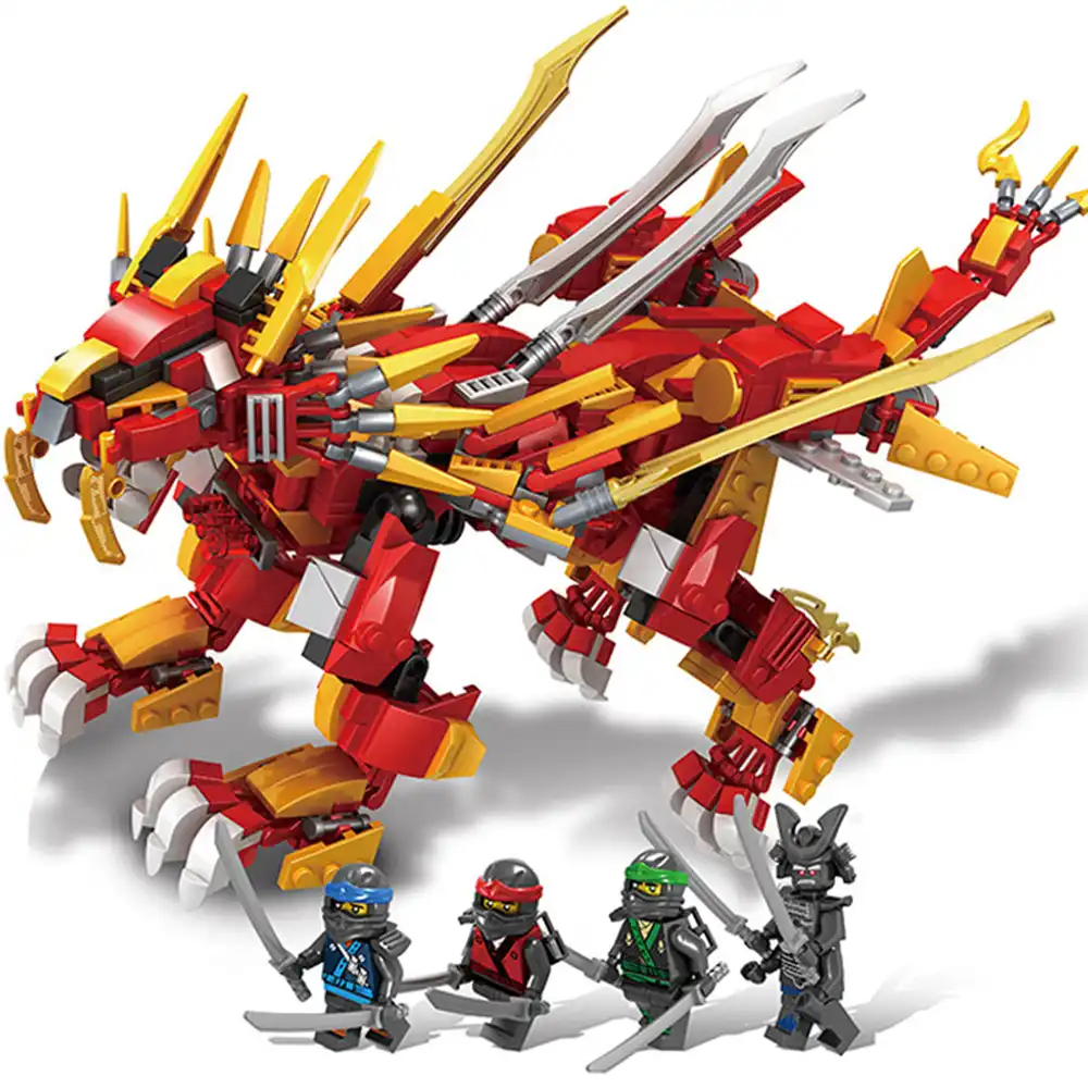 Set Compatible LEGO Ninjago maestros de Spinjitzu dragón Kai Jay Cole, Zane DIY bloques de construcción ladrillos de juguete de Navidad para niños|Bloques| - AliExpress
