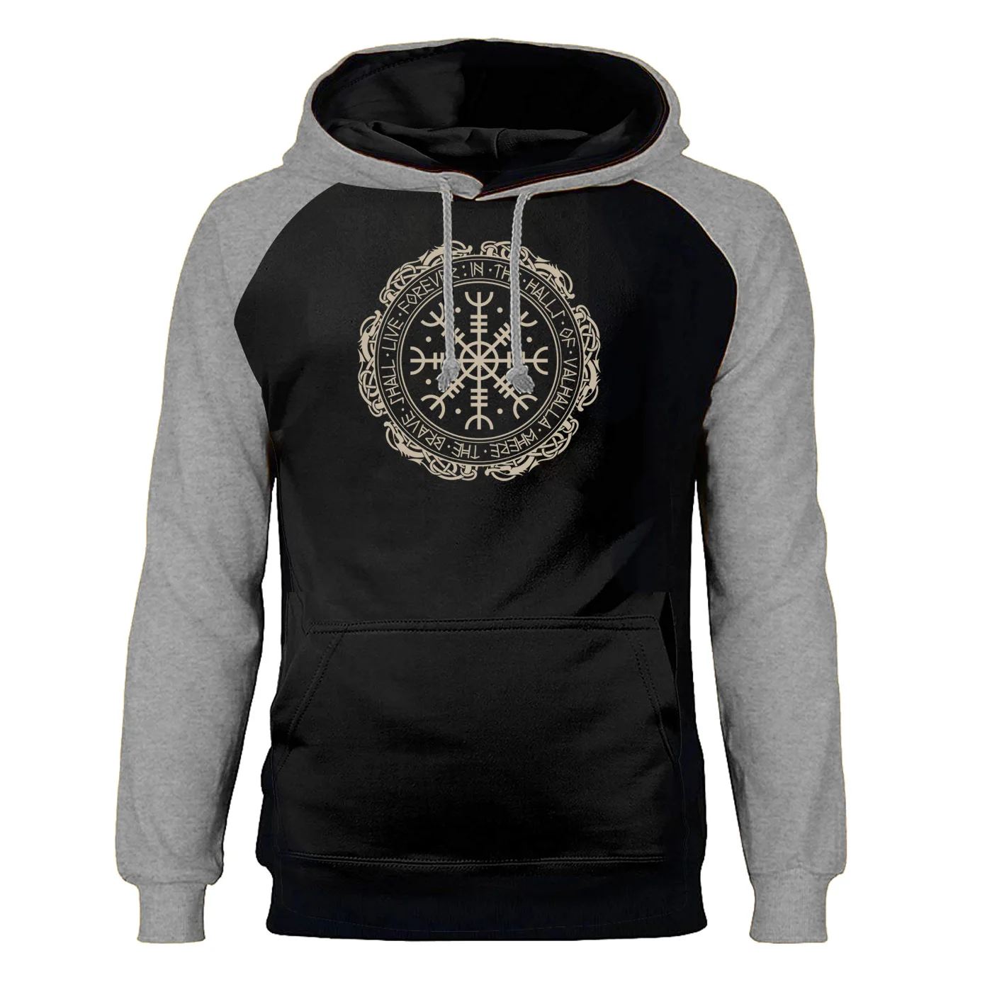 

Odin Vikings Hoodies Sweatshirts Men Son Of Odin Raglan Hooded Winter Autumn Valhalla Sweatshirt Scandinavian Runes Sportswear