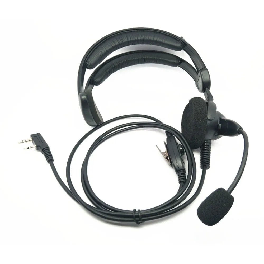 2-контактный микрофон PTT гарнитура для Kenwood Baofeng UV-5R UV5R GT-3 BF-888S рация CB радио |