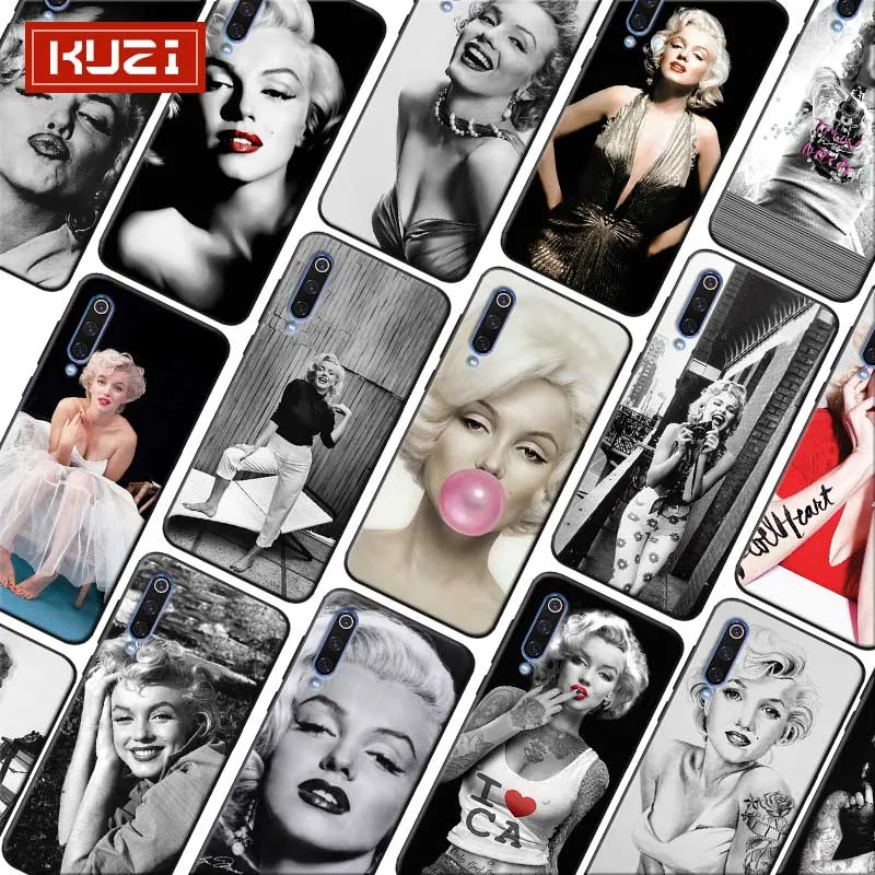 

marylin monroe Soft Silicone Phone Case for samsung galaxy a50 a70 a30 a40 a20 s8 s9 s10 plus