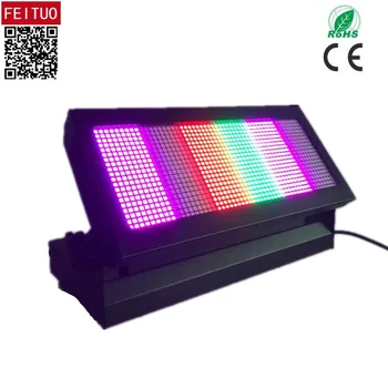 

4pcs with case LED Strobe Flash Stage 1080*0.2W RGB 3in1 led effect strobe stage lighting
