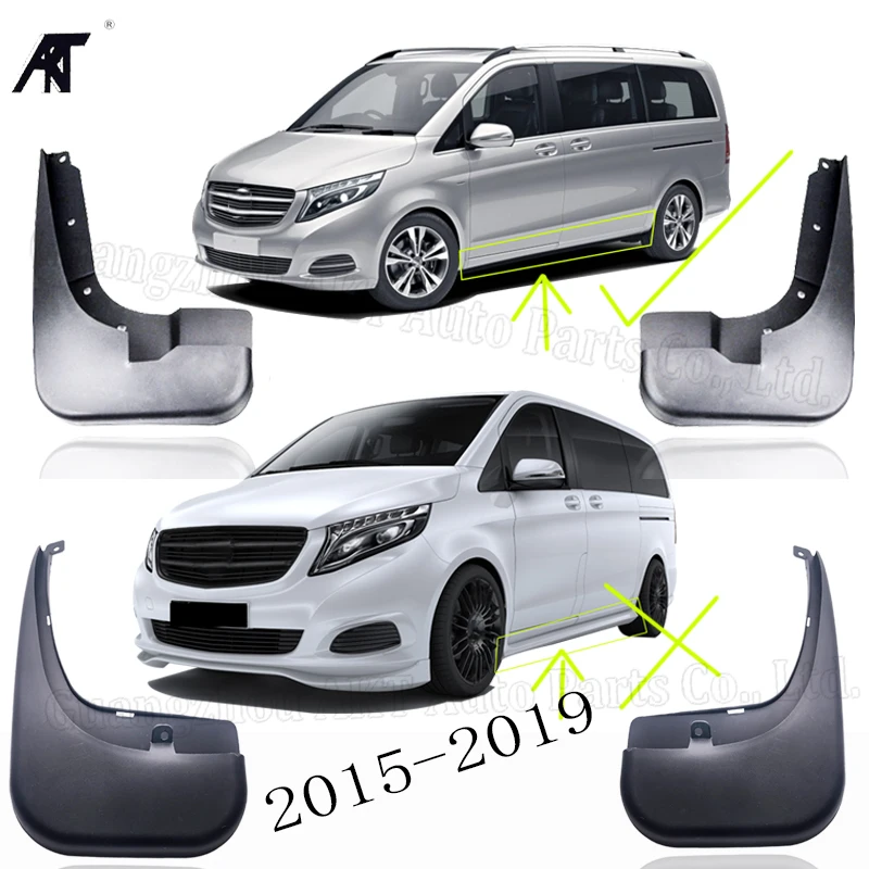Набор брызговиков для Benz Vito Viano V-Class W447 2015-2019 4 шт./компл. | Автомобили и мотоциклы