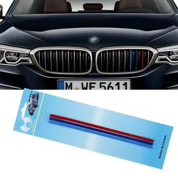 

5Pcs 3 Colors Grille Kidney M Sport Front Reflective Strip Sticker Vinyl Decal Badge Emblem For BMW