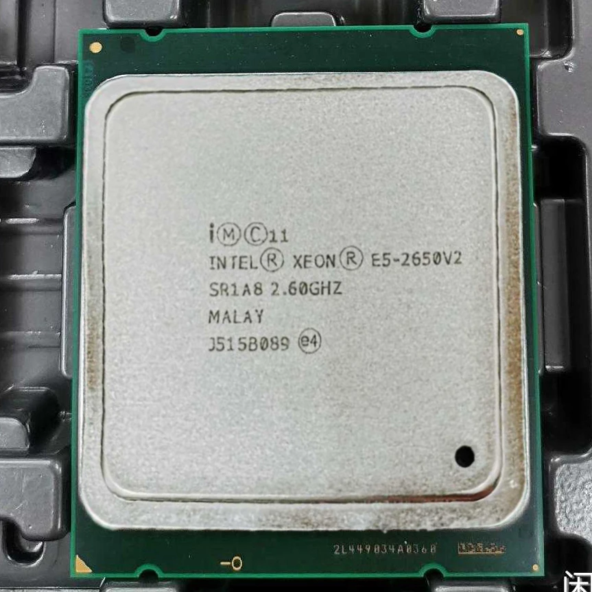 Intel Xeon Processor E5-2650 V2 E5 2650 V2 e5 2650V2 CPU 2.6  Turbo frequency 3.4 LGA 2011 Octa Core Desktop processor X79 cpu computer