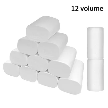 

Toilet Paper roll Strong Soft 4-Ply Toilet Paper Bath Tissue Roll 12 pack Toilet Towels Tissues Napkin Kitchen Paper toiletpaper