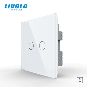 

Livolo UK Standard Touch Control Curtains Switch,up down,shutter blind controller,