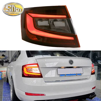

Car LED Tail Light Taillight For Skoda Octavia 2015 2016 2017 Rear Fog Lamp + Brake Light + Reverse + LED Turn Signal Light