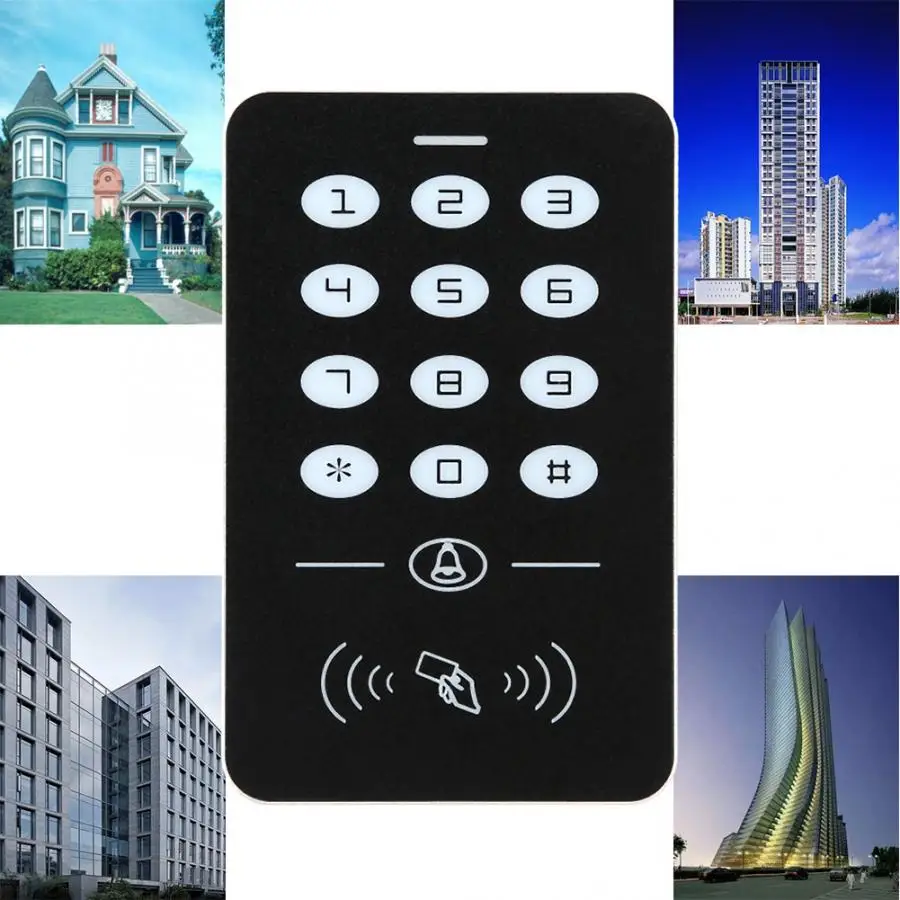 Пароль RFID считыватель карт контроль доступа двери Бесконтактный контроль Лер клавиатура система ID карты пароль контроль доступа