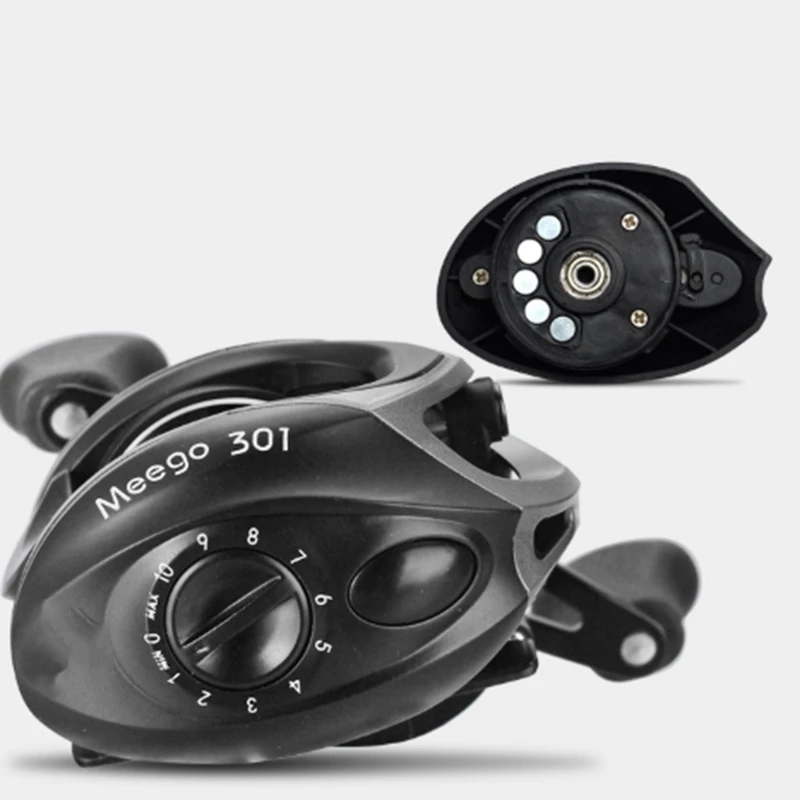 ABZB-baitcasing Reels ультра легкие рыболовные катушки с 19+ 1 коррозионно-стойкими подшипниками 17,6 Lb Drag power 9,1: 1 gear рати