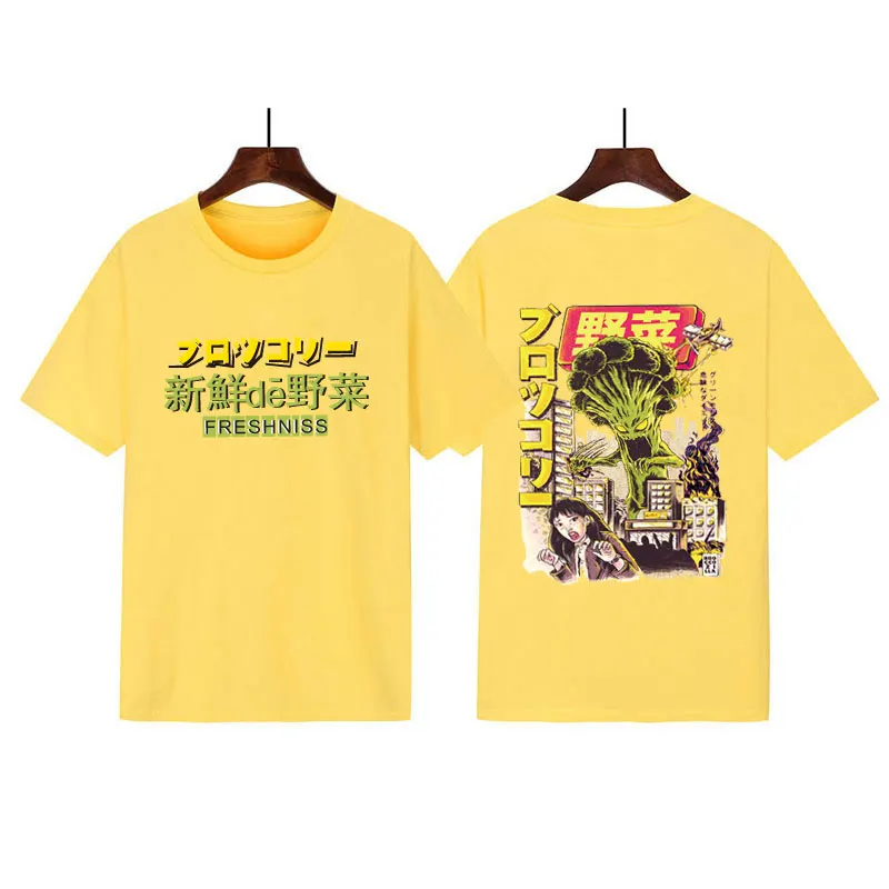 

Men Hip Hop T Shirt Japanese Harajuku Cartoon Monster T-Shirt Streetwear Summer Tops Tees Cotton Tshirt Oversized HipHop