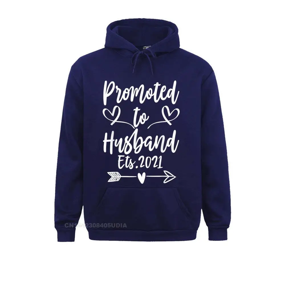 Promoted To Husband Est 2021 Soon To Be Husband Gifts T-Shirt__B8414 Long Sleeve Hoodies Summer Autumn  Student Sweatshirts Funny Sportswears Newest Promoted To Husband Est 2021 Soon To Be Husband Gifts T-Shirt__B8414navy
