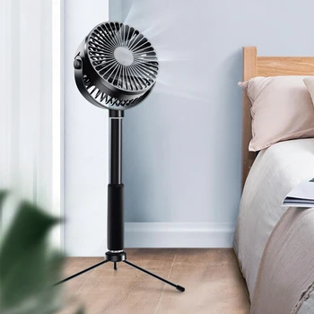 

Portable Telescopic Mini Fan USB Rechargeable Student Fan Portable 2 In 1 Floor Stand Fan Foldable Fans Adjustable Height