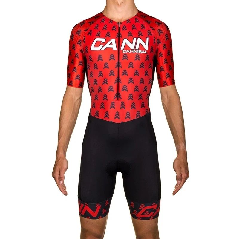 

CANN Pro Team uniform Triathlon Anzug Radfahren Skinsuit Radfahren Kleidung Short sleeve sleeveless jersey Can be customized