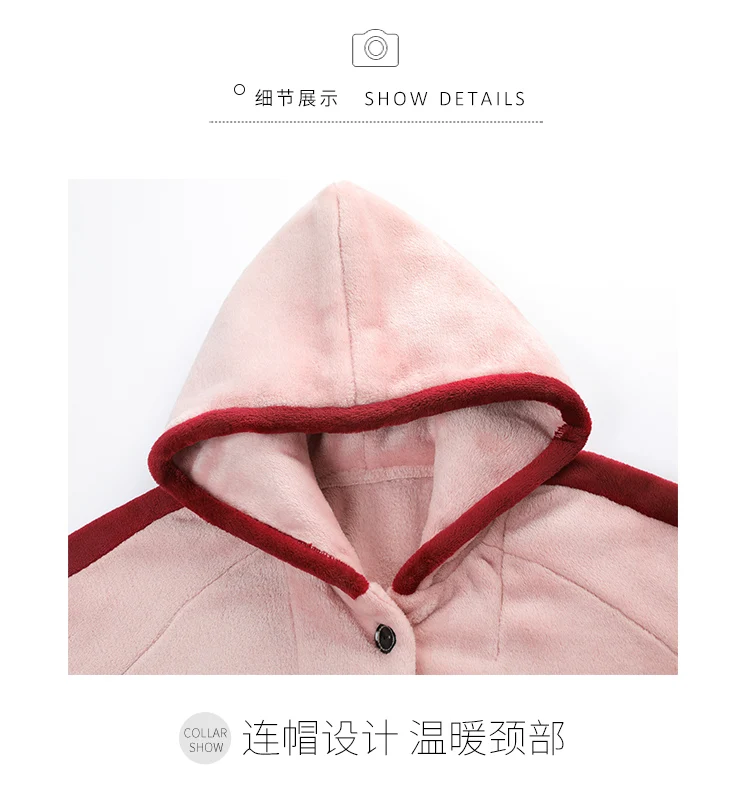 Winter Flannel Women Pajamas Sets Long Sleeve Sleepwear Nightsuits Thick Warm Home wear Female Cartoon Animal Pijama Mujer