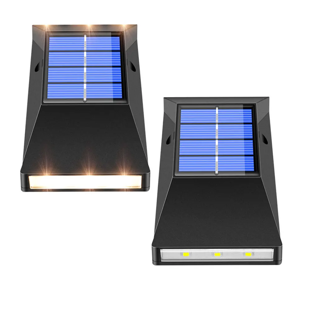 

Наружные Настенные светильники 4X 2X 1X, светодиодные солнечные светильники для загородного дома, садоводства, бассейна, декоративные прожекторы, солнечные светильники