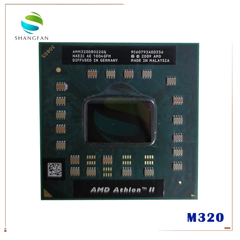 AMD Athlon II двухъядерный мобильный M320 AMM320DBO22GQ ноутбук Процессор процессор гнездо для