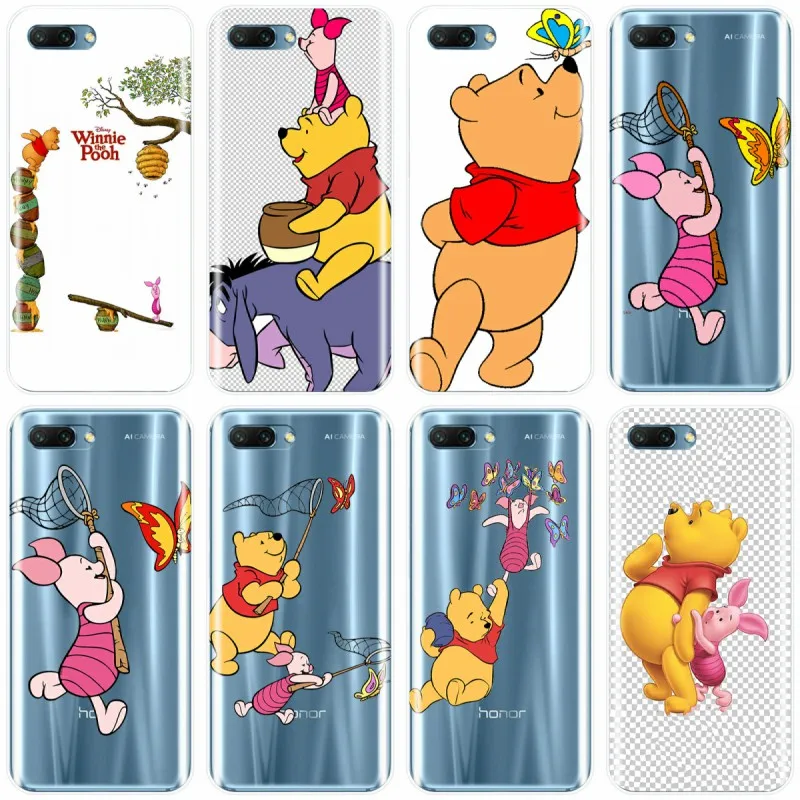 

Cartoon Winnie Pooh Piglet Cover Soft Silicone TPU Phone Case For Huawei MATE 7 8 9 10 20 pro Honor 8 9 10 V10 NOTE10 lite