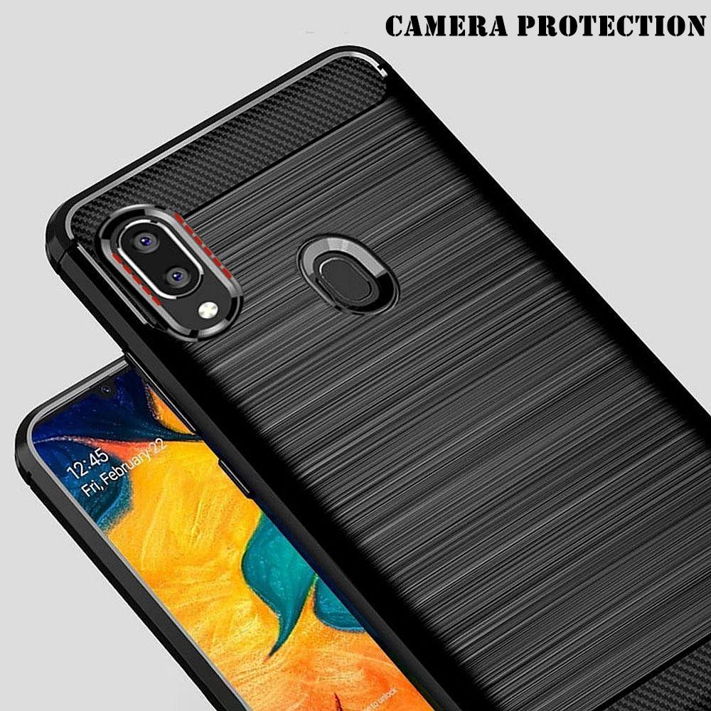 Чехол из углеродного волокна для Samsung Galaxy S20 FE S10 Lite S9 S8 Plus силиконовый чехол Note 10 9 8