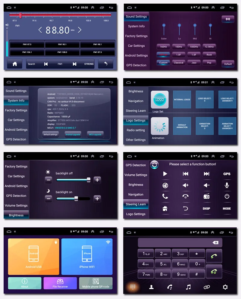 9 дюймов 2.5D ips Восьмиядерный Android 8,1 автомобильный DVD мультимедийный плеер для Suzuki Swift gps-навигация, радио, стерео