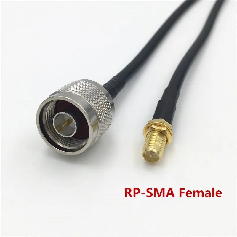 1 шт. N штекер для SMA RP 4 типа Разъем радиочастотной антеной отрезок коаксиального