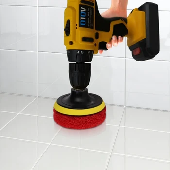

Power Scrubber Brush Set For Bathroom Drill Scrubber Brush For Cleaning Cordless Drill Attachment Kit Power Scrub Brush