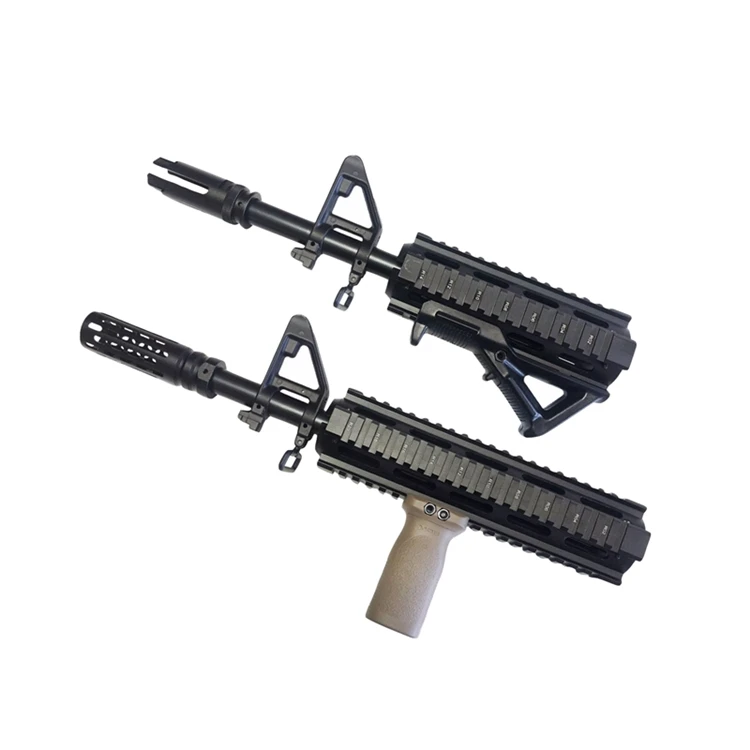 Охотничьи аксессуары 6,7 дюймов Quad Rail Handguard тактический страйкбол винтовка шестерни карабин Пикатинни Вивер установленный рельс для AR-15 M4
