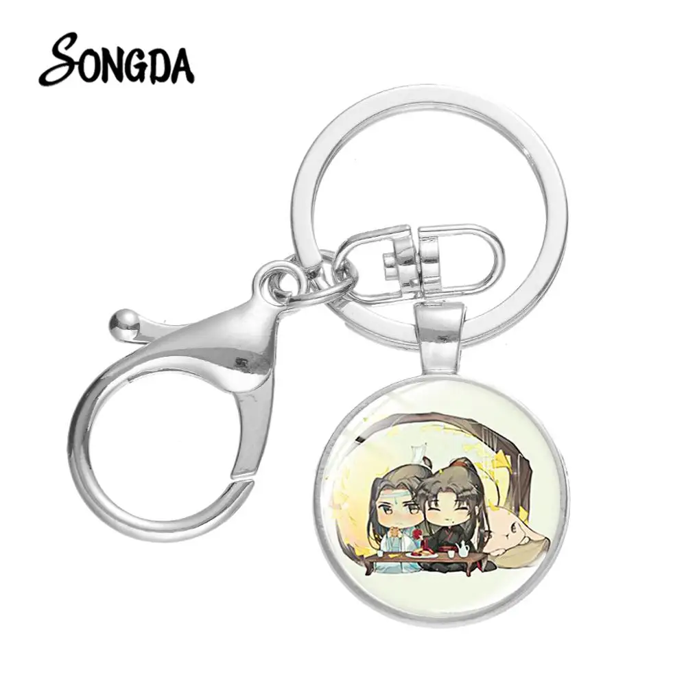 Mo Dao Zu Shi коллекция брелок Wei Wuxian Lan Wangji Jiang Cheng Q версия фигурки мультяшный принт