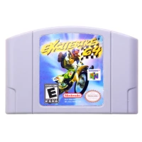 Excitebike 64 64 бит карточная игра гоночной игры видео игровая консоль карты Английская литература американской версии для nintendo - Цвет: Excitebike 64