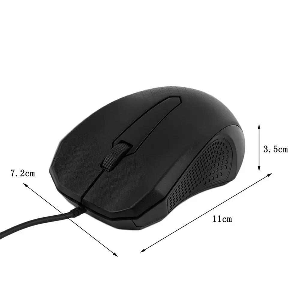 Дизайн 3D колесо прокрутки 1000 dpi USB Проводная оптическая игровая мышь для настольного ПК ноутбука