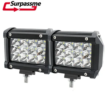 

Pair Universal Led Bar Work Light Aluminum Spot Light Headlight Lamp Motorcycle Car Light Assembly Off Road Accessories