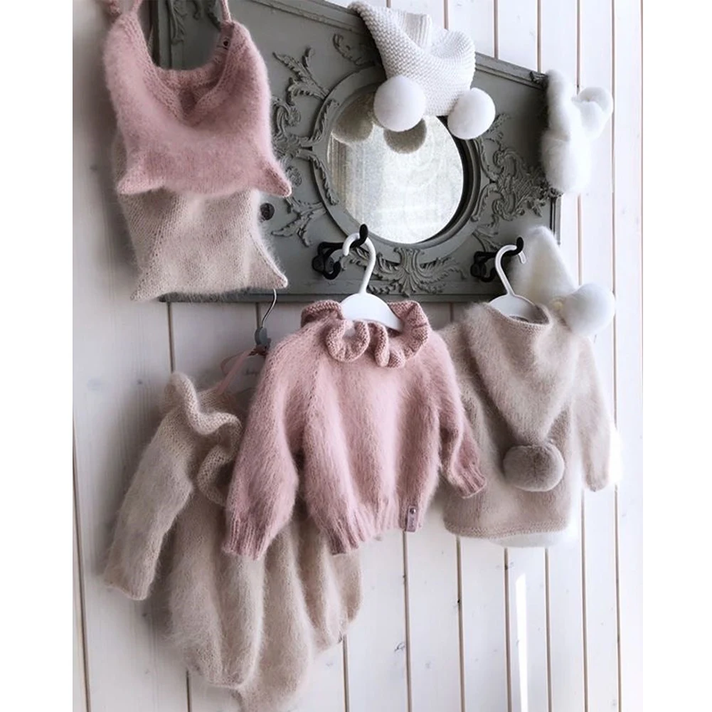 Для малышей, для маленьких мальчиков и девочек топы осень-зима с длинным рукавом однотонные Цвет мягкие теплые свитера, пуловеры, одежда