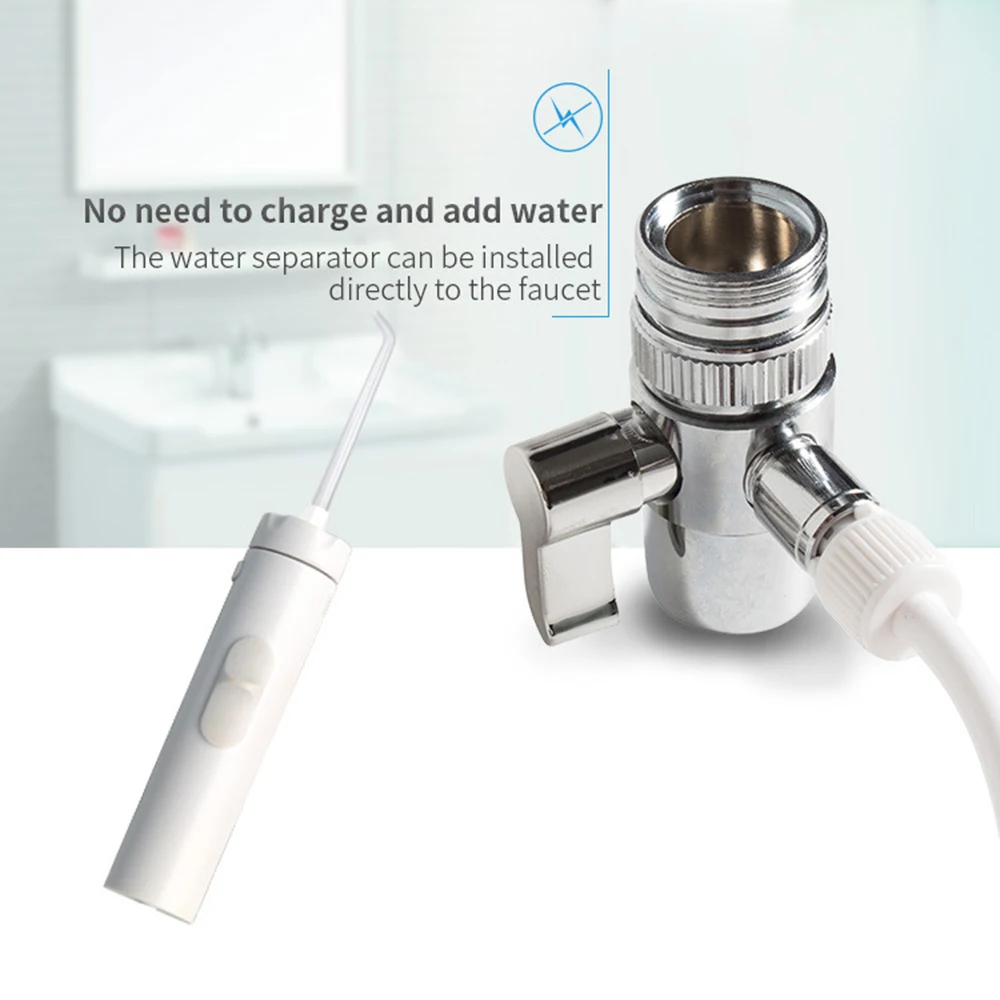 Стоматологический Flosser оросительный кран ирригатор полости рта очиститель языка портативная струя воды зубная нить Flosser орошение Прямая поставка