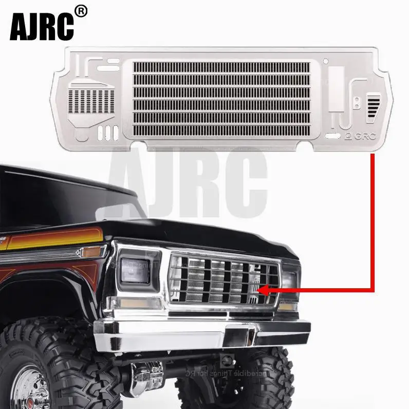 TRAXXAS TRX-4 Mustang BRONCO украшение для охлаждения металлический радиатор 1/10 Rc Crawler Car