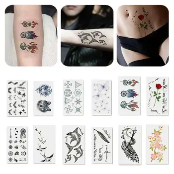 

Cool Unisex Long Lasting Temporary Tattoo Transfer Sticker tattoo Body Art Waterproof Temporary fake Tattoo for man woman kid