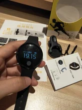 Reloj inteligente deportivo para hombre y mujer, pulsera con Bluetooth, podómetro, para IOS y Android, para iPhone