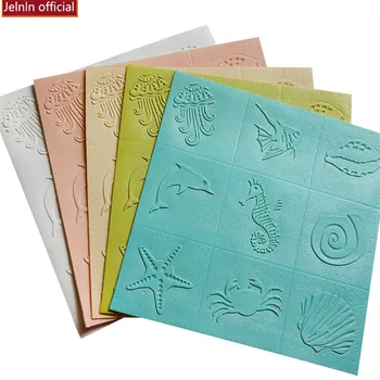 

Sea world animal pattern 3d foam wall sticker cartoon sticker kids roomsoundproof anti-collision moisture-proof wall sticker