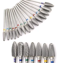 1 шт. твердосплавные фрезы вольфрамовые сверла для ногтей электрическая роторная машинка для маникюра пилочки для ногтей Аксессуары для инструментов