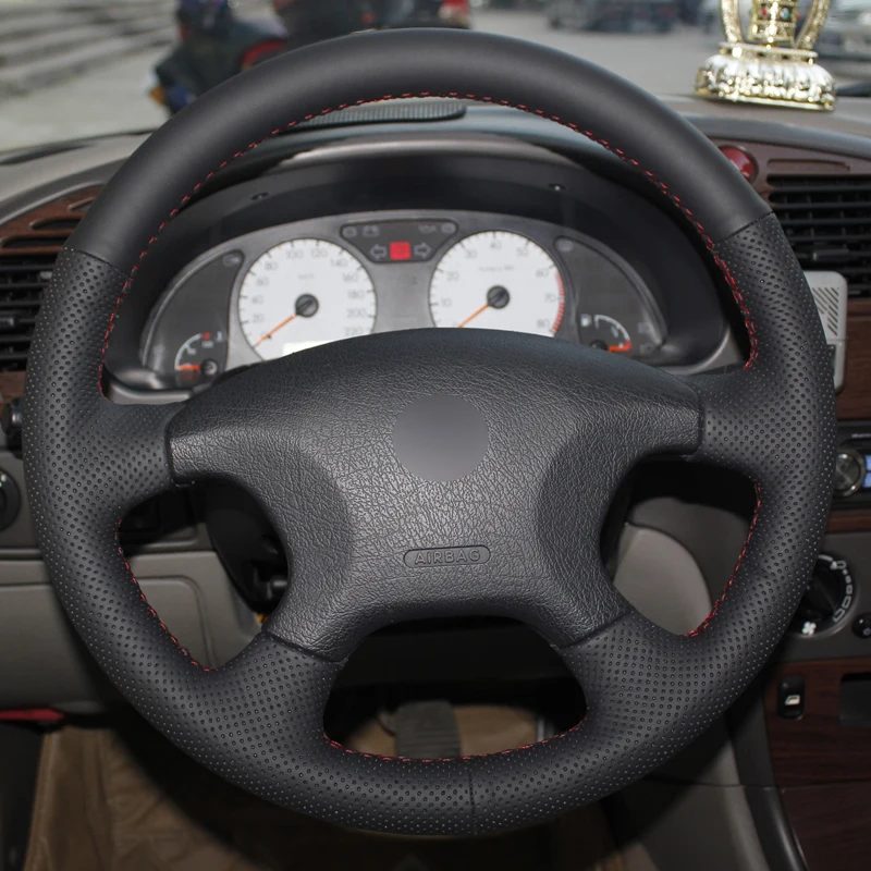 Ручная швейная крышка рулевого колеса автомобиля Volant Топ коровья кожа Funda Volante для Citroen elysee c-elysee для Citroen Xsara Picasso