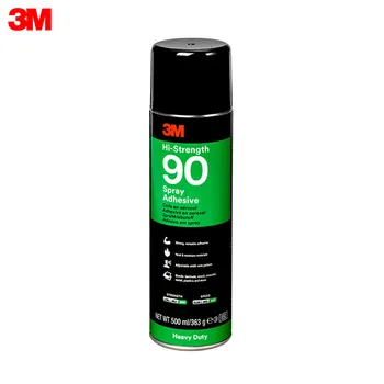 

Fillers Adhesives Sealants 3M 90 Glue spray Hi-Strength 90 elastomeric one-component transparent 500 ml (90) Automobiles Motorcycles Car Wash Maintenance glue adhesive paste repair work white