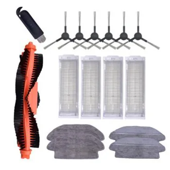 

16Pcs Side Brush Mop Cloth Replacement HEPA Filter for Xiaomi Mijia STYJ02YM Vacuum Cleaner Spare Parts Kits