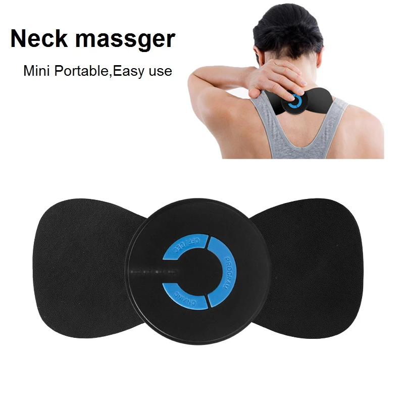 Portable Neck Mini Electric Convenient Massager Muscle Relief Pain