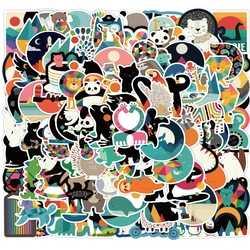 10/30/50/100pcs Mignon Animal De Bande Dessinée Autocollants pour Téléphone Snowboard Ordinateur Portable Bagages Réfrigérateur Graffiti Étanche Autocollants Enfants Packs 