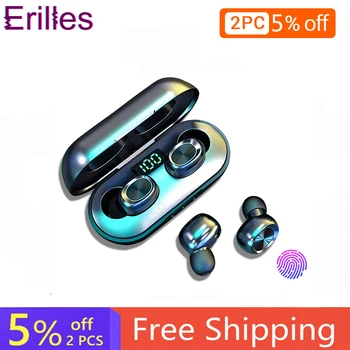 

Newest B5 Wireless Headphones Bluetooth 5.0 Fitness Sport TWS Earphone LED Android Earbuds For iPhone Huawei Xiaomi HiFi Stereo