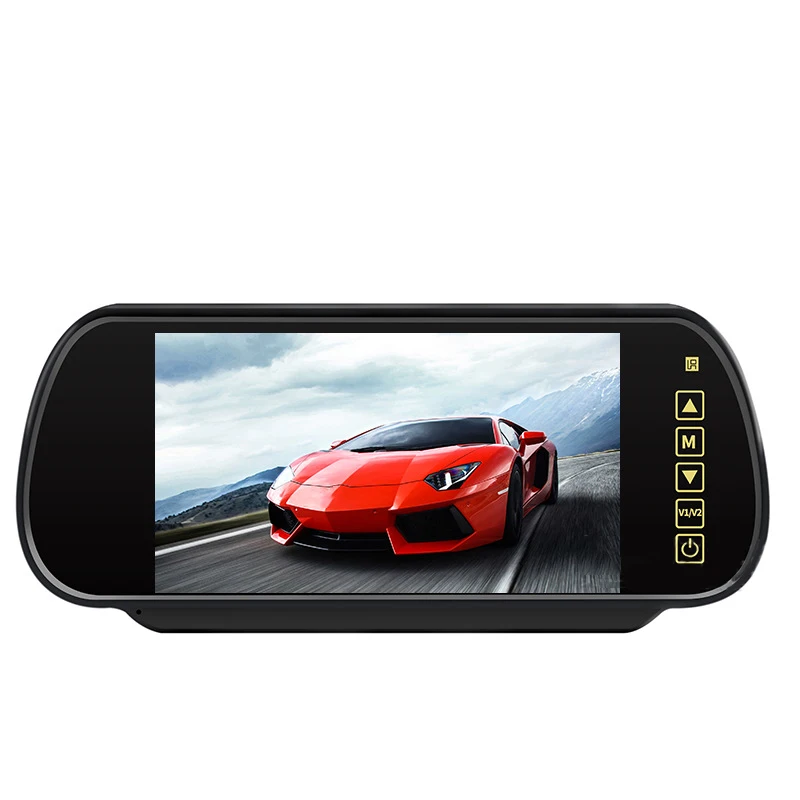 

1pcs 7'' HD Mirror Monitor Bluetooth Car Rear View Backup Camera LED Night Vision 24*11cm