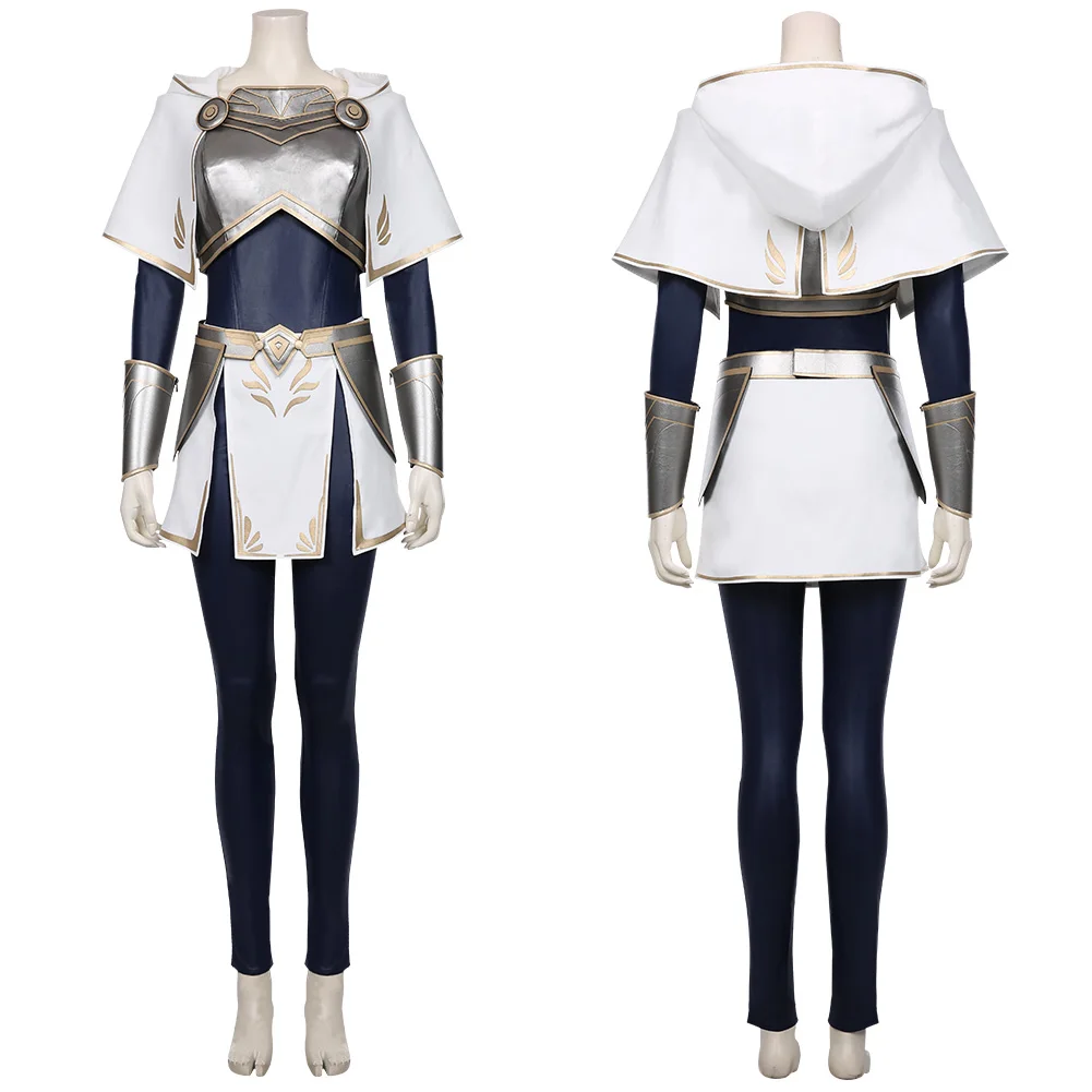 Костюм для косплея LOL Luxanna Crownguard женское платье девочек наряд костюм Хэллоуина