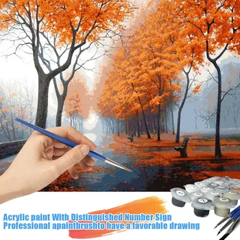 

7Style DIY Painting By Numbers Kit Coloring By Numbers Picture By Numbers Home Decors toy juguetes brinquedos игрушки антистресс