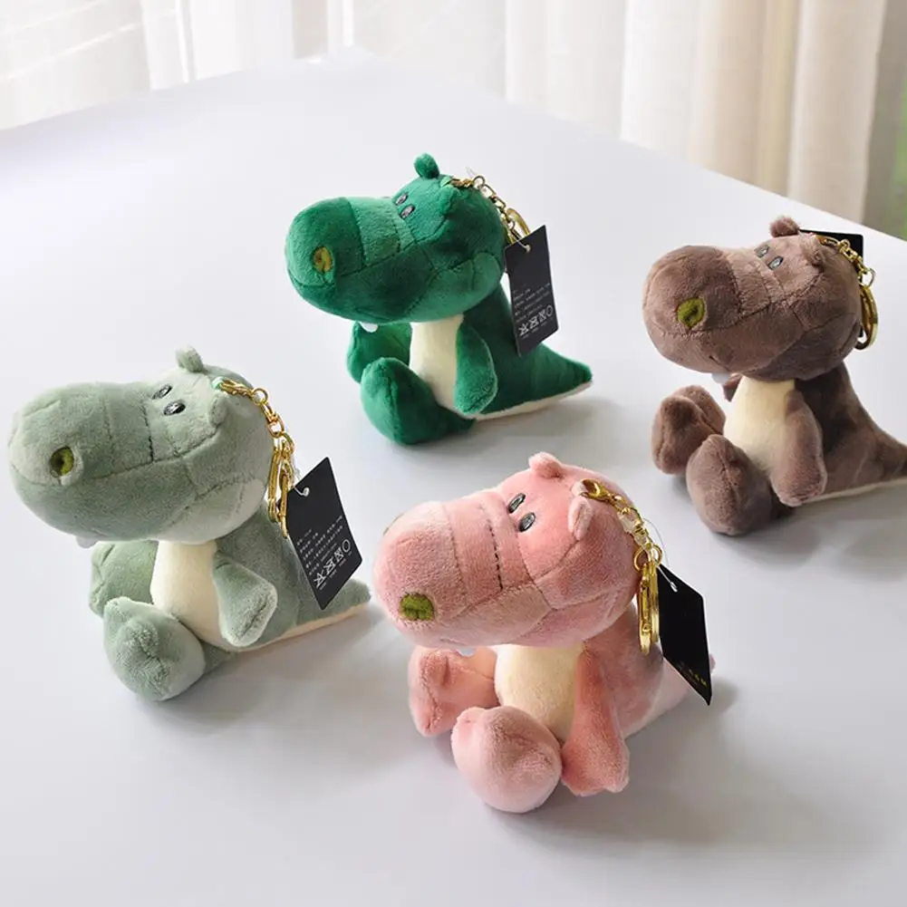 

Cute Dinosaur Plush Doll Pendant Keychain Key Ring Holder Handbag Hanging Decor