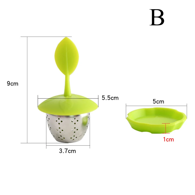 1 шт. чайный заварочный фильтр из нержавеющей стали для заваривания чая в форме